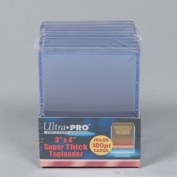 Toploaders for 180 Pt. Trading Card